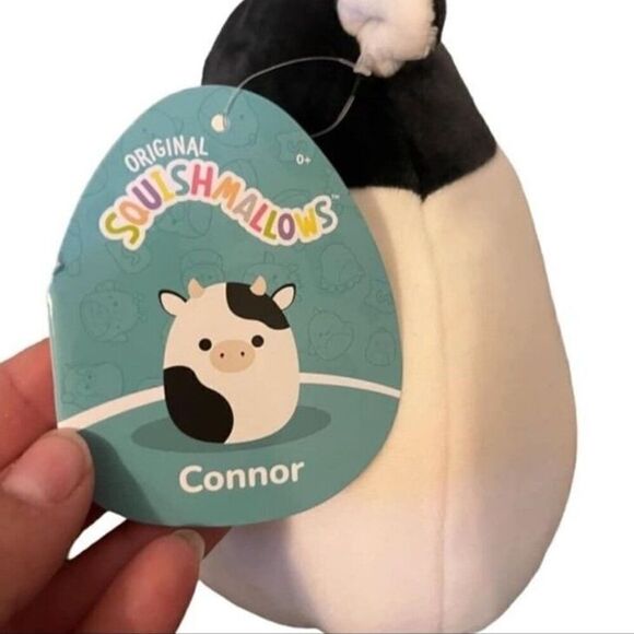 Connor The Cow Squishmallow 7" - Picture 3 of 3